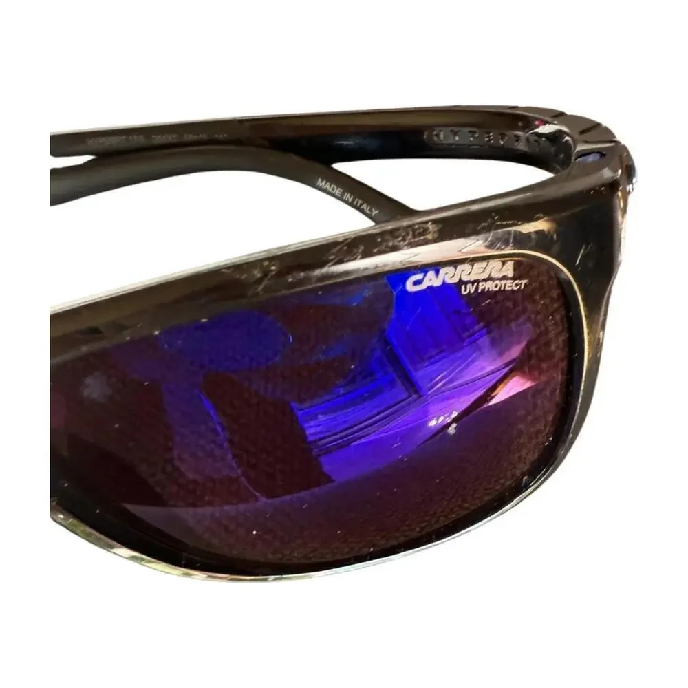 Carrera UV Protect Women's Sunglasses with Blue Mirrored Lenses
